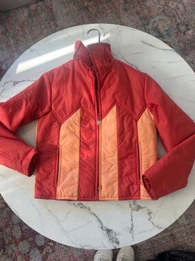 Skitive Skitique International Red Puffer Jacket